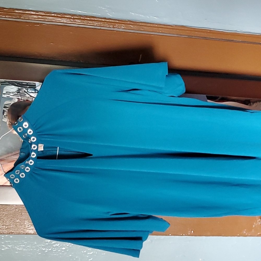 Michael Kors Deep Teal Blouse